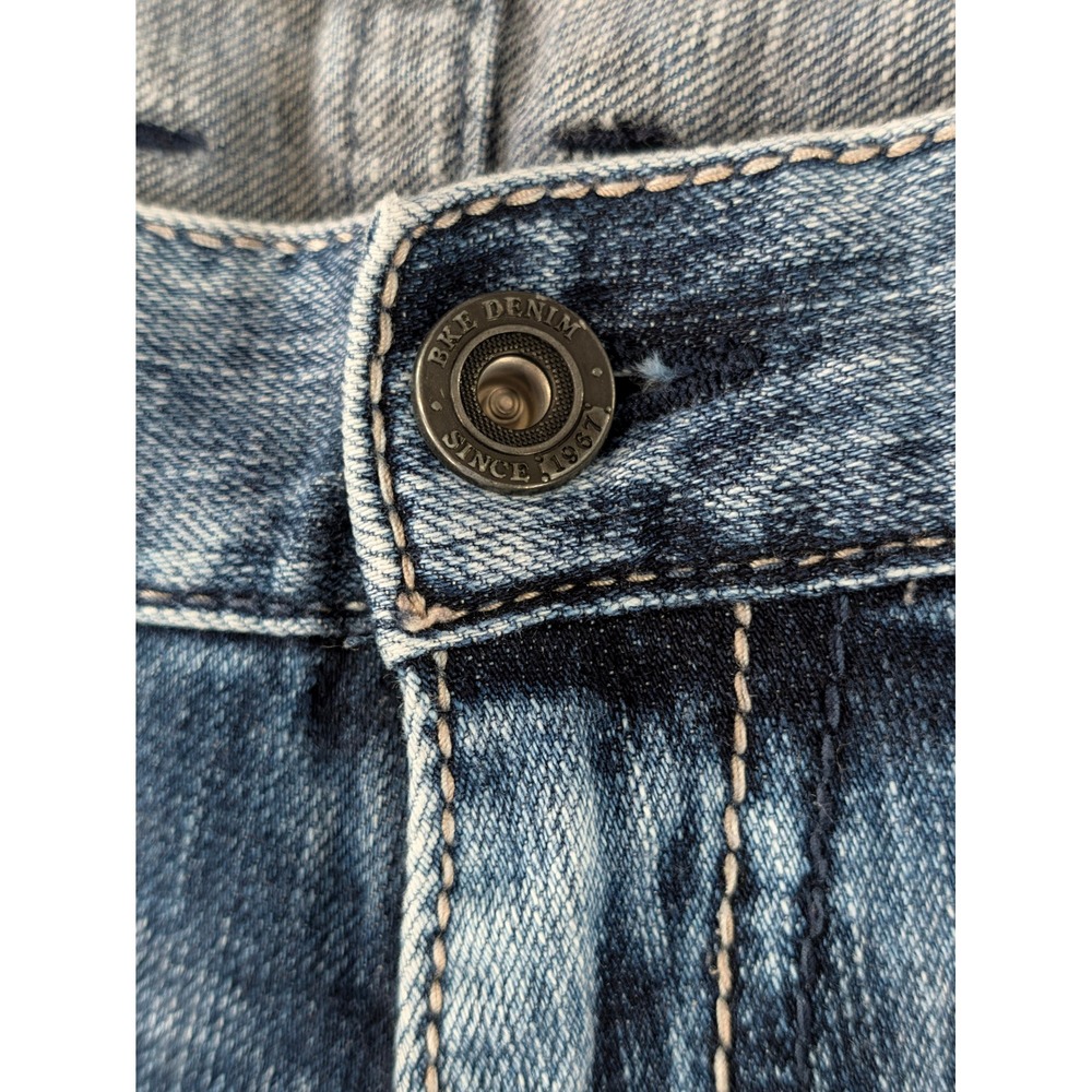 BKE Tyler Straight Leg Jeans Mens 34R Medium Wash Denim Stretch Blue - Picture 9 of 16